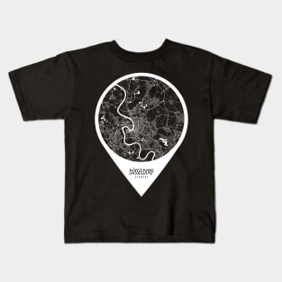 Dusseldorf, Germany City Map - Travel Pin Kids T-Shirt